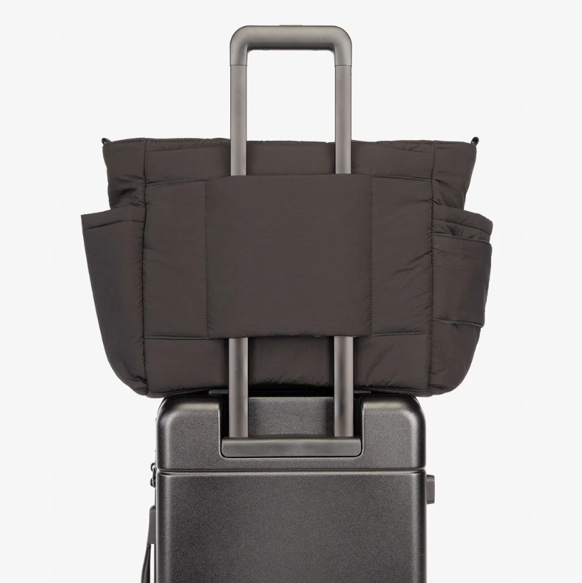 Women Puffer Tote Bag with Zipper Travel Essentials Quilted Nurse Bag - صورة 6