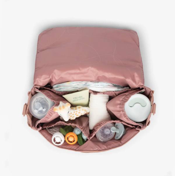Waterproof Hanging Nylon Baby Stroller Diaper Organizer Bag with Cup Holder Storage Bag - 영상 3