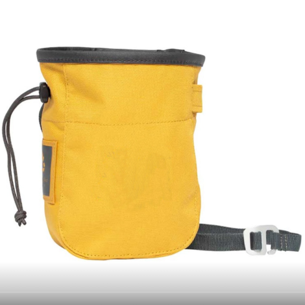Roll-Top Bouldering Chalk Bucket with Magnetic Closure & Two Brush Holders Gym Chalk Bag - 画像 2