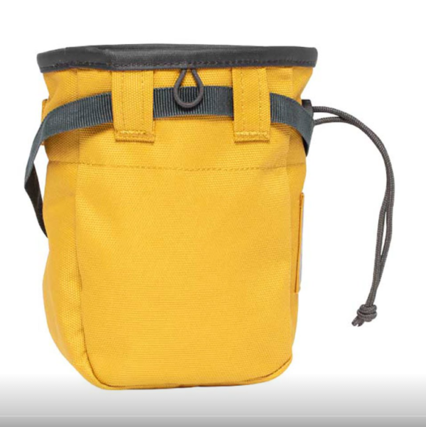 Roll-Top Bouldering Chalk Bucket with Magnetic Closure & Two Brush Holders Gym Chalk Bag - 画像 3