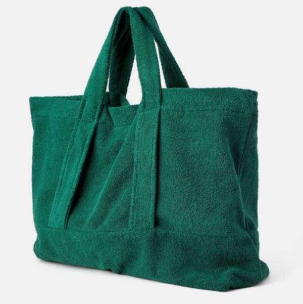 Large Eco Personalized Soft Premium Tote Cotton Terry Cloth Beach Bag Customized Beach Tote Swim Tote Bag - Image 6