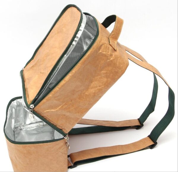 Custom Waterproof Outdoor Schoolbag Dupont Paper Tyvek Travel Backpack for Men Women - Bild 3