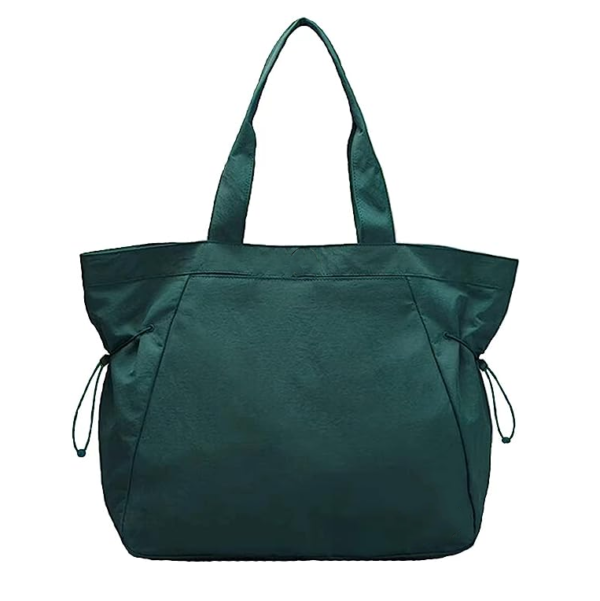 Nylon Foldable Tote Bag With Zipper Waterproof Large Shoulder Bag Top Handle Custom - Bild 5