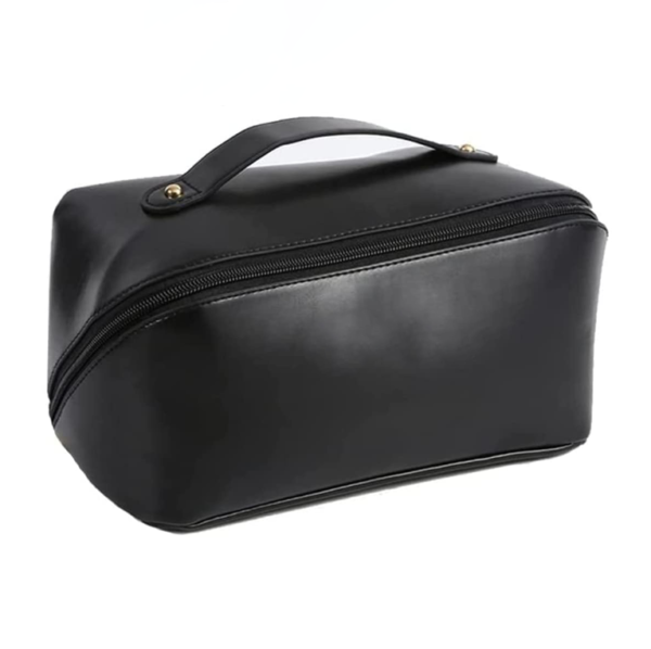 New Designed Leather Makeup Bag Fashion Hot Sale Pu Leather Cosmetic Bag - صورة 4