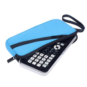 Large Capacity Neoprene Zipper Case for Graphing Calculator