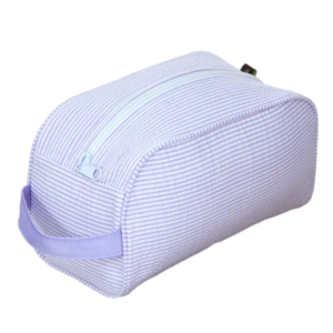 Travel Seersucker Cosmetic Bags Makeup Clutch Multi Candy Colors Cosmetic Bag