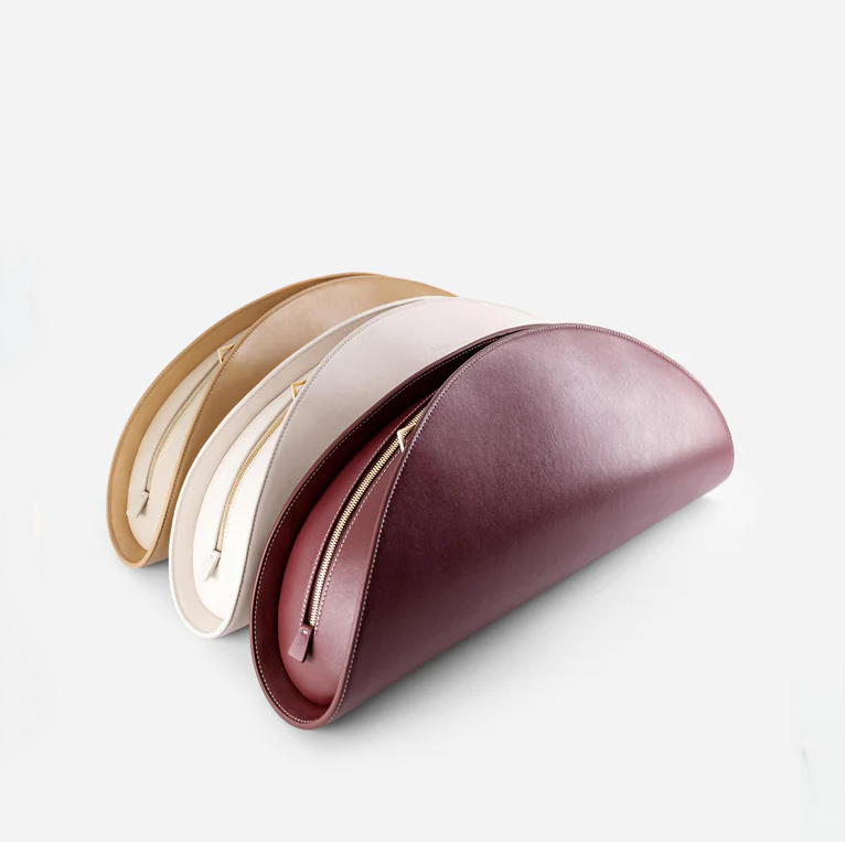 Half Moon Bag Clutch Tote Handbags with 2 Removable Straps and Zipper Closure Crossbody Bags - Изображение 6