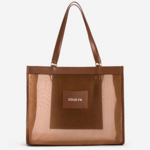 New Design Personalized Beach Leather Mesh Bag Women Handbags Ladies Purses and Handbags PU Leather Shopping Bag