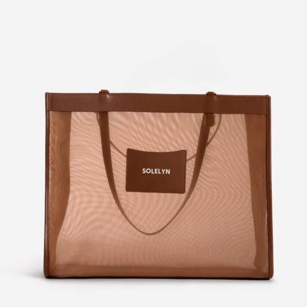 New Design Personalized Beach Leather Mesh Bag Women Handbags Ladies Purses and Handbags PU Leather Shopping Bag - Bild 3