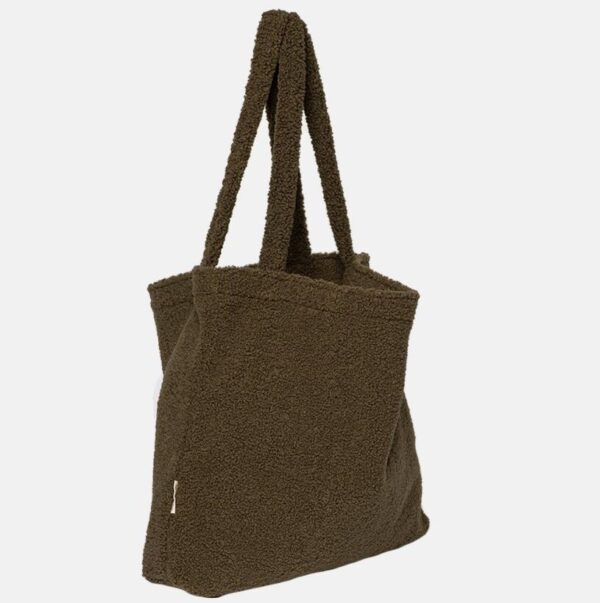 Sherpa Bag Women Teddy Tote Bag Large Shoulder Bag Top Handle Handbag - Image 3