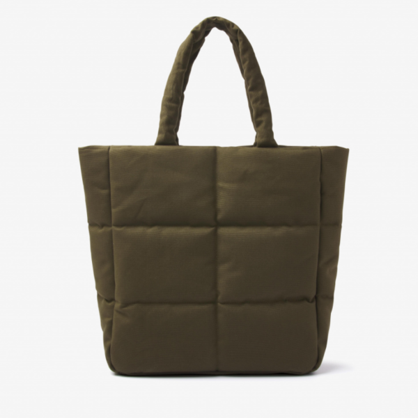 Custom Fashion Soft Corduroy Puffy Quilted Tote Handbag Fashion Puffer Quilted Tote Bag - 画像 5
