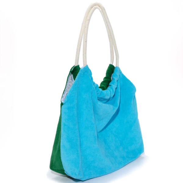 Women New Fashion Terry ClothShopping Bags Reusable Foldable Tote Bag - 画像 3