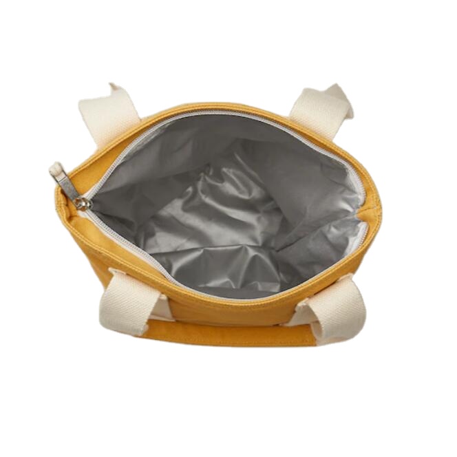 Insulated Cooler Bag Travel Insulated Tote Bag Canvas Lunch Bags with Shoulder Strap - Изображение 6