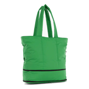 Custom Puffy Padded Crossbody Handbag Shoulder Quilted Nylon Soft Puffer Shopper Tote Bag