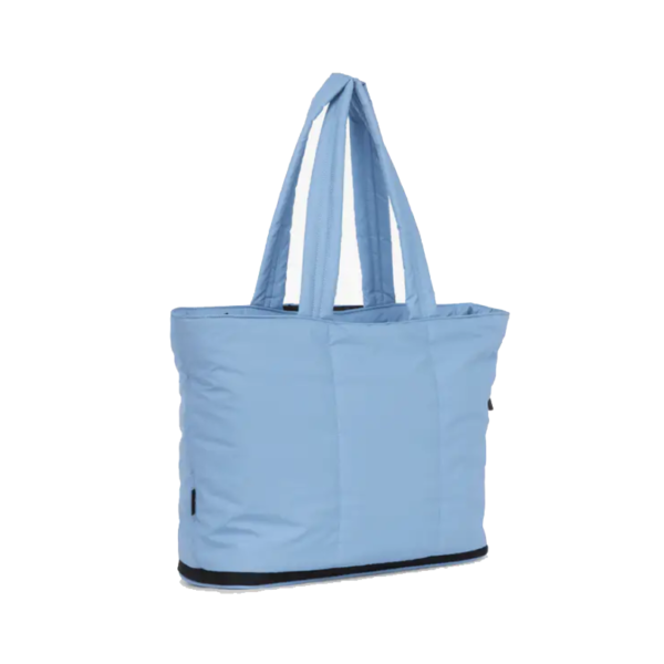 Custom Puffy Padded Crossbody Handbag Shoulder Quilted Nylon Soft Puffer Shopper Tote Bag - Image 3