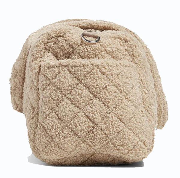 Woman Comfortable and Soft Teddy Duffle Bag Fleece Sherpa Luxury Duffle Bag - Bild 3