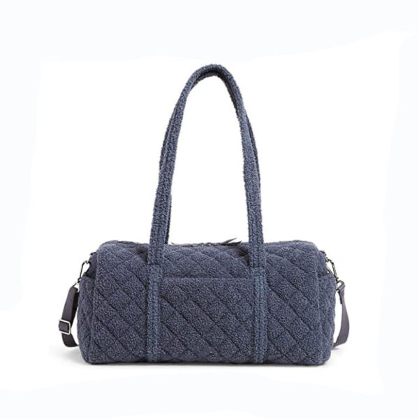 Woman Comfortable and Soft Teddy Duffle Bag Fleece Sherpa Luxury Duffle Bag - Bild 4