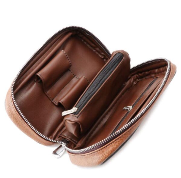 PU Leather Multi-function Tobacco Pipe Bag, Soft and Delicate - 영상 2