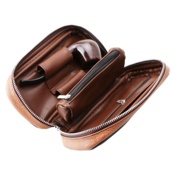 PU Leather Multi-function Tobacco Pipe Bag, Soft and Delicate - 영상 5