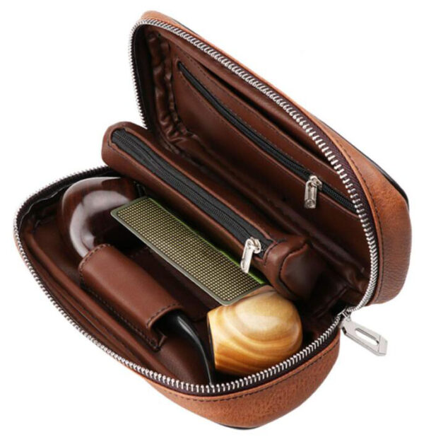 PU Leather Multi-function Tobacco Pipe Bag, Soft and Delicate - 영상 6