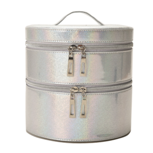 Holographic Makeup Bags Double Layer Travel Storage Cosmetic Cases