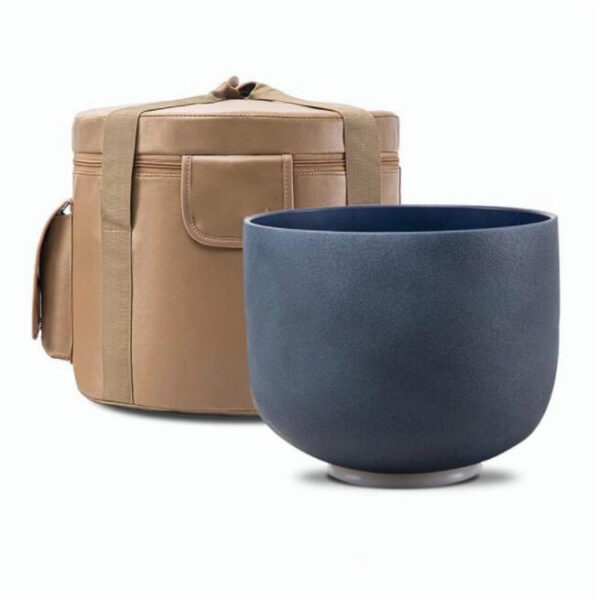 OEM 8-12 Inch Purple Decorative Canvas Thickened Sponge Liner Crystal Bowl Music Bowl Storage Bag - Image 4