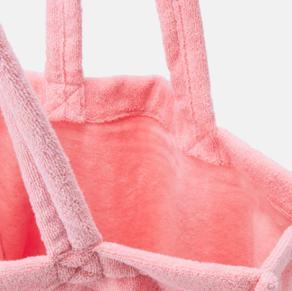 Soft and Comfortable Terry Cloth Tote Bag Duffle Bag Toweling Cloth Beach Bag - Image 6