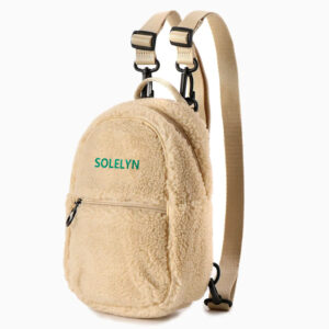 Soft Teddy Mini Backpack Fashion Woman Teddy Backpack for Autumn and Winter