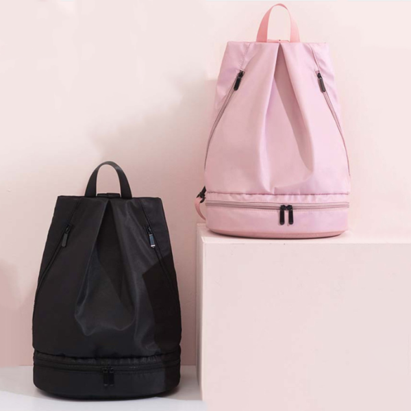 Gym Bag Portable Foldable Travel Lightweight Waterproof Oxford Fabric Duffel Bag - Image 2