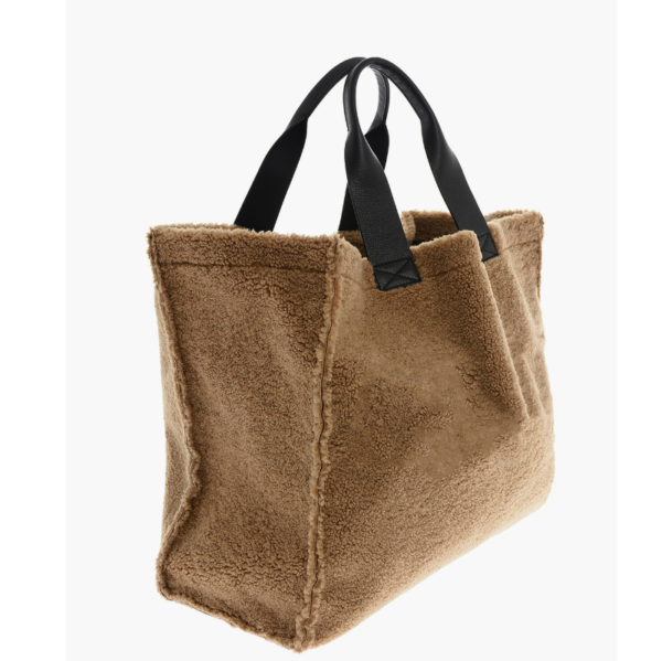 Large Capacity High Quality Teddy Tote Bag Sherpa Casual Handbag - Image 3