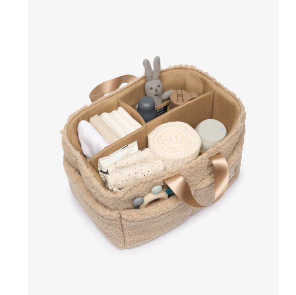 Baby Teddy Diaper Caddy Organizer Car Caddy Portable Organizer for Changing Table - Bild 2