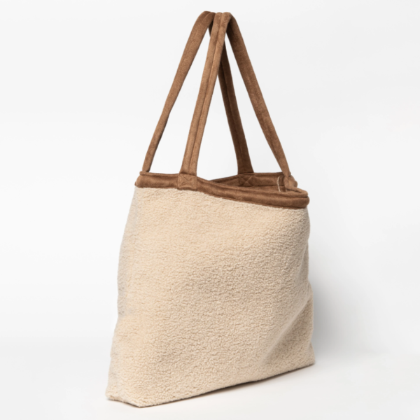 Winter Large Capacity Teddy Fluffy Tote Bag Velvet Handbag Flannel Tote for Women