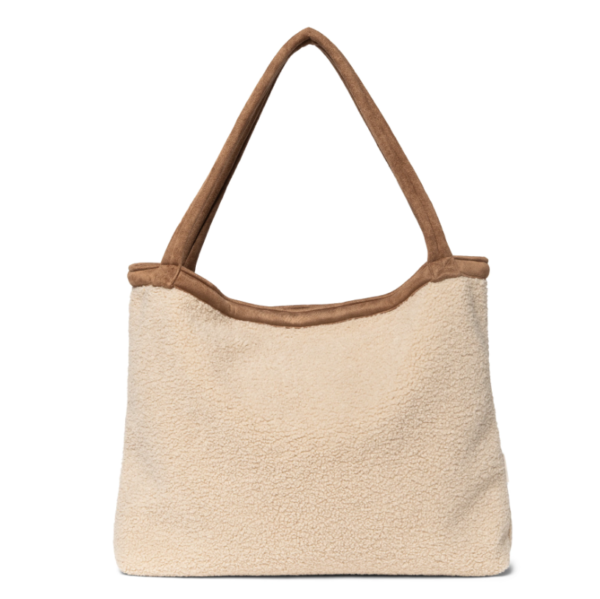 Winter Large Capacity Teddy Fluffy Tote Bag Velvet Handbag Flannel Tote for Women - 画像 2