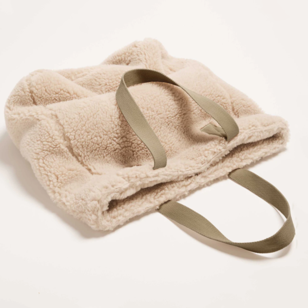 Fashion Sherpa Women Fashion Tote Bag Winter Teddy Plush Texture Tote Bag - Bild 4