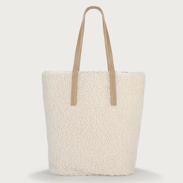 Fashion Sherpa Women Fashion Tote Bag Winter Teddy Plush Texture Tote Bag - Bild 6