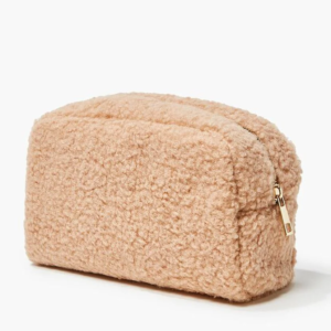 Woman Teddy Cosmetic Pouch Travel Toiletry and Makeup Bag Teddy Cosmetic Bag