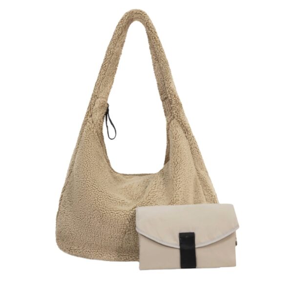 New Arrival Large Capacity Reusable Teddy Storage Bag Baby  Outdoor Diaper Bags - Image 3