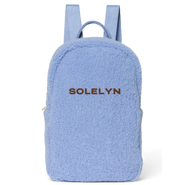 Kids Autumn Winter Series Teddy Backpack Soft Sherpa  Plush Backpack