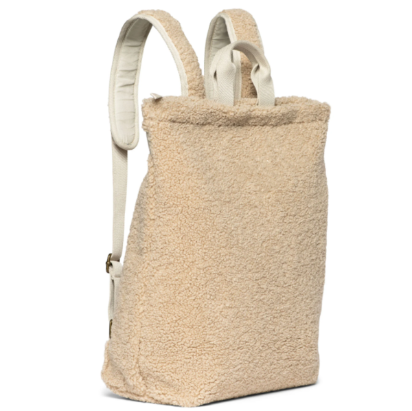 Soft Teddy Backpack Stylish Teddy Mom Backpack for Autumn and Winter