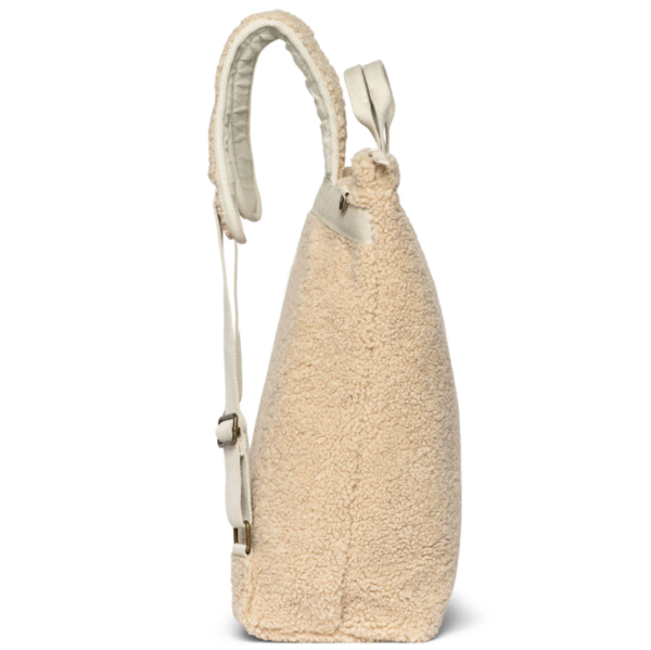 Soft Teddy Backpack Stylish Teddy Mom Backpack for Autumn and Winter - 画像 5