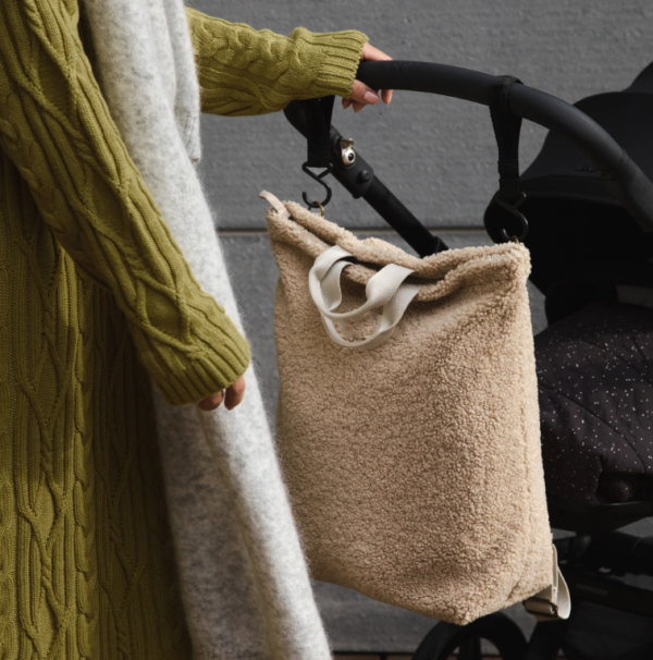 Soft Teddy Backpack Stylish Teddy Mom Backpack for Autumn and Winter - 画像 6