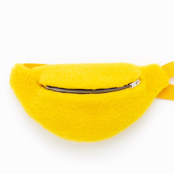 Women Teddy Waist Belt Bag Custom Sherpa Fanny Pack Crossbody Bag - 영상 2