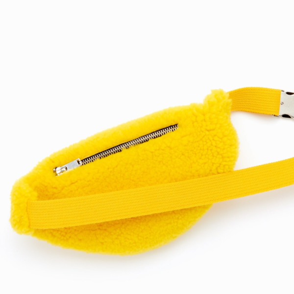 Women Teddy Waist Belt Bag Custom Sherpa Fanny Pack Crossbody Bag - 영상 3