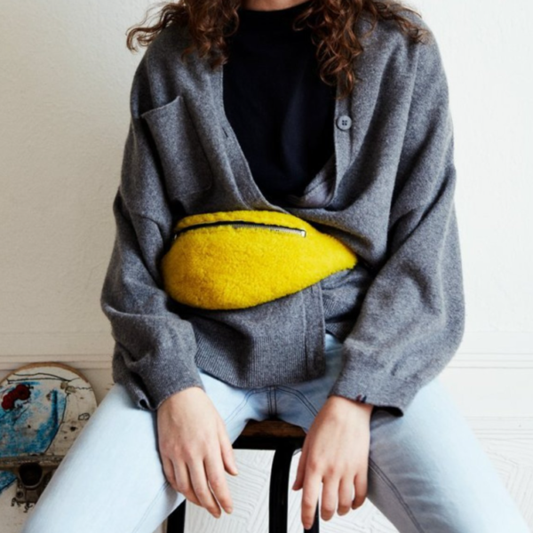 Women Teddy Waist Belt Bag Custom Sherpa Fanny Pack Crossbody Bag - 영상 4