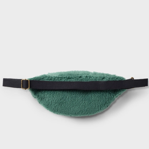 Women Teddy Waist Belt Bag Custom Sherpa Fanny Pack Crossbody Bag - 영상 6