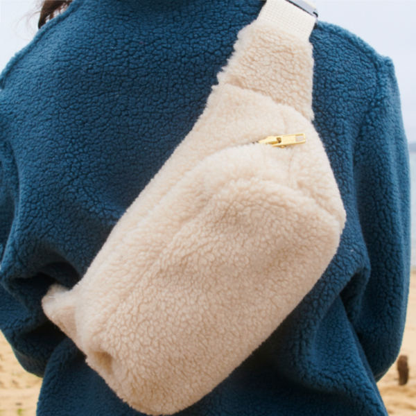 Fashionable Teddy Waist Bag Sherpa Fanny Pack for Women Men - Bild 4