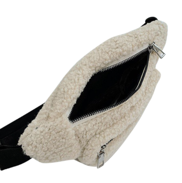 Fashion Teddy Fanny Pack for Women Men Fashionable Teddy Waist Bag - 영상 2