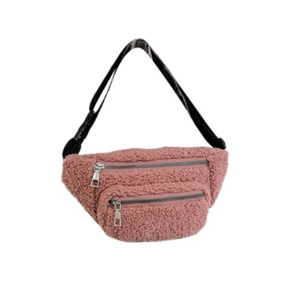 Fashion Teddy Fanny Pack for Women Men Fashionable Teddy Waist Bag - 영상 5