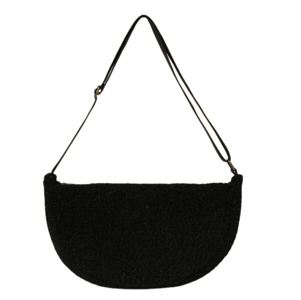 New Teddy Sherpa Messenger Bags Sport Fanny Waist Pouch Pack Crossbody Chest Bag - 画像 2