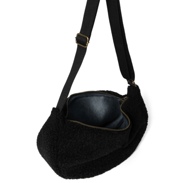 New Teddy Sherpa Messenger Bags Sport Fanny Waist Pouch Pack Crossbody Chest Bag - 画像 3